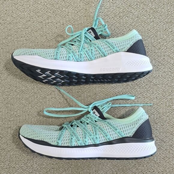 Saucony Versafoam Sway Mint Green Running Shoes - Size 8 - Picture 9 of 12